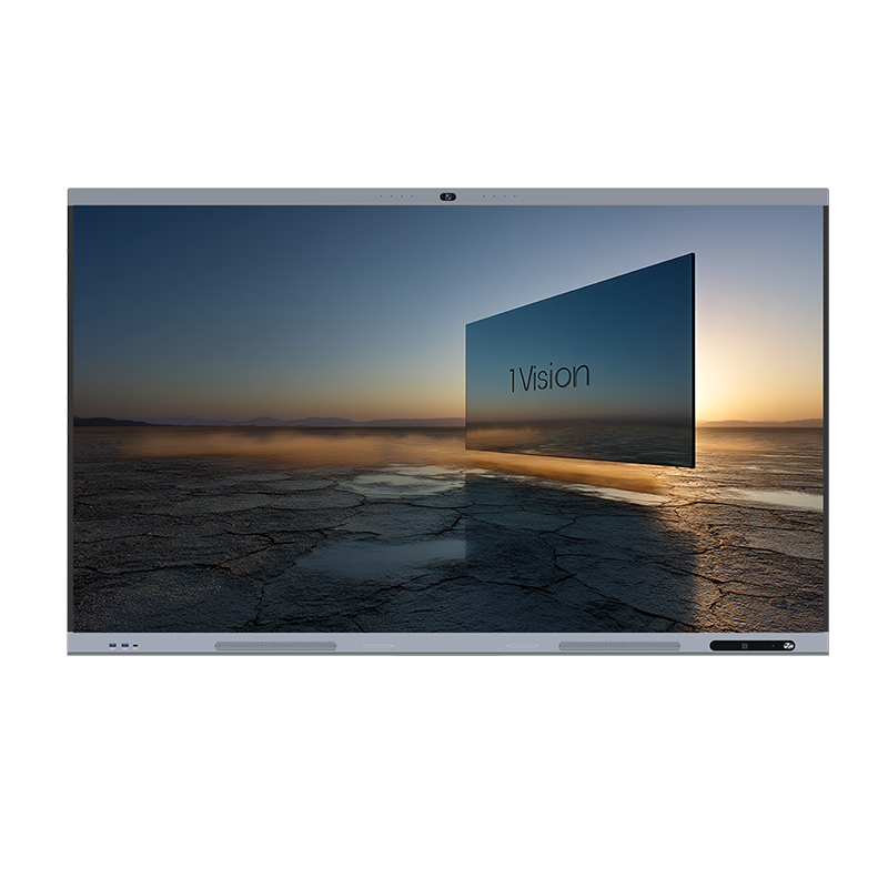 Інтерактивна панель 1-Vision 86 Pro Max (1V-86 PM) з вбуд. камерою та мікрофоном, комп. модуль (i7 13Gen/16/512/W11Pro), настінне кріплення